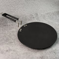 Premium 10 inch non-stick flat roti tawa with heat-resistant handle