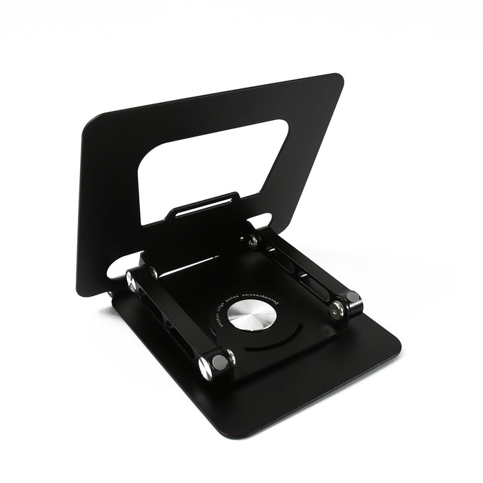 Top view of the sturdy aluminum alloy platform of the Phonixio laptop support.