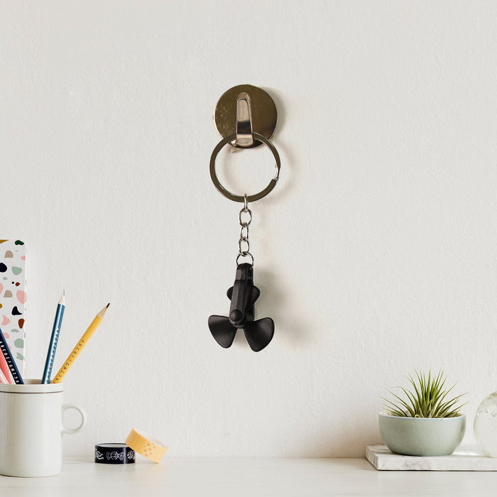 Keychain collection featuring alphabet and character charms