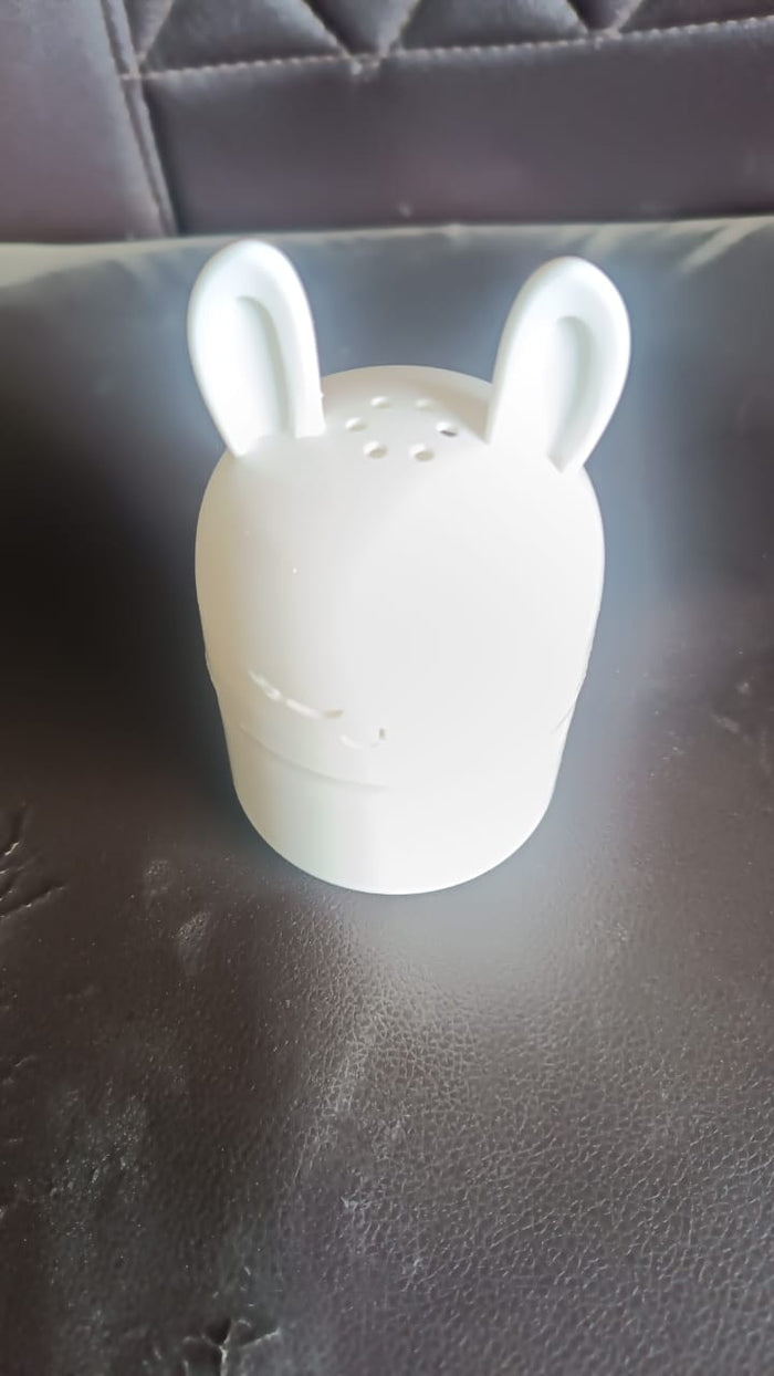 Bunny storage box showcasing charming design in kitchen setting