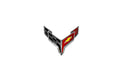 C8 Corvette Chrome Front Flag Emblem