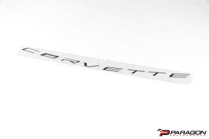 C8 Corvette Chrome Nameplate Emblem - STINGRAY Only