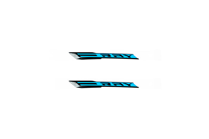 C8 Corvette Eray Emblem - Pair