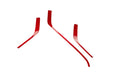 CCS C8 Corvette Carbon Fiber 3PC Upper Dashboard Trim - RED