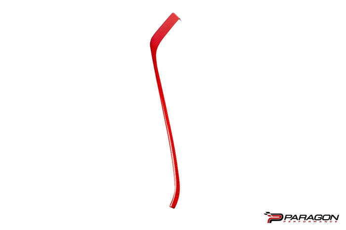 CCS C8 Corvette Carbon Fiber 3PC Upper Dashboard Trim - RED