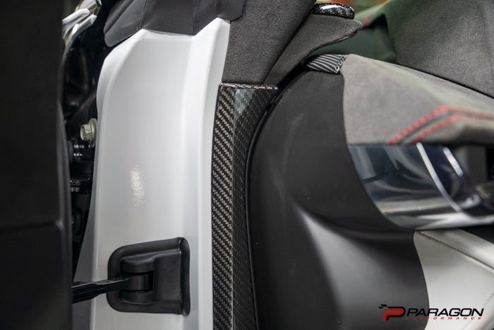 CCS C8 Corvette Carbon Fiber Dashboard Door Sill Trim