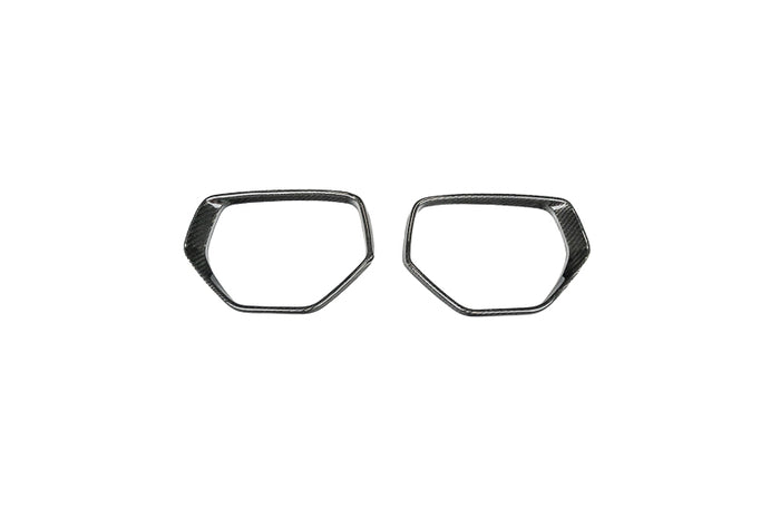 CCS C8 Corvette Carbon Fiber Mirror Inlays - Left & Right