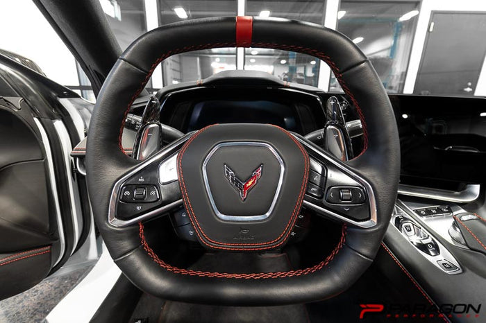CCS C8 Corvette Carbon Fiber Paddle Shifter Extenders