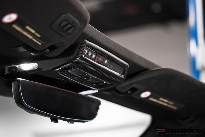 CCS C8 Corvette Carbon Fiber Reading Lamp Overlay