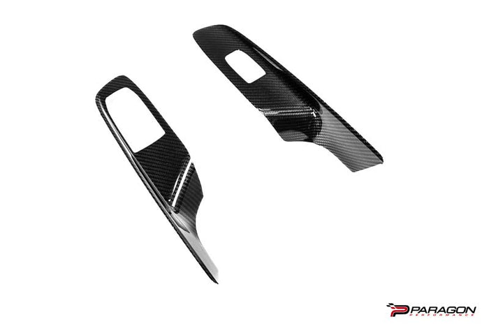 CCS C8 Corvette Carbon Fiber Window Switch Covers - COUPE