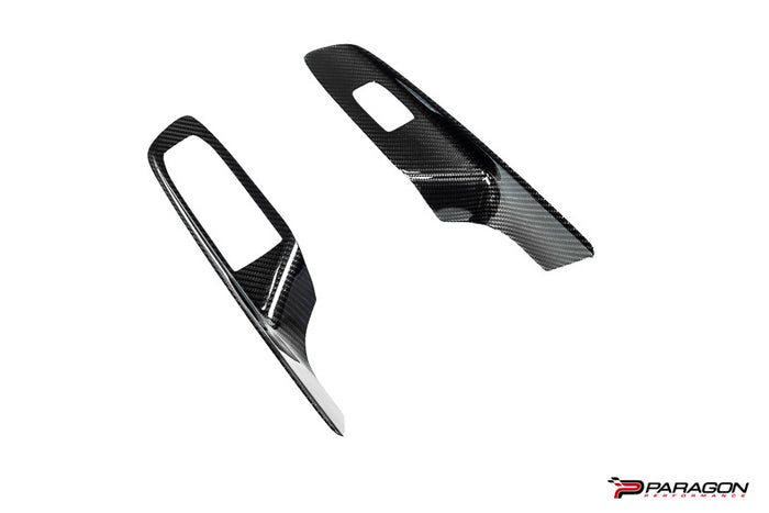 CCS C8 Corvette Carbon Fiber Window Switch Covers - HTC