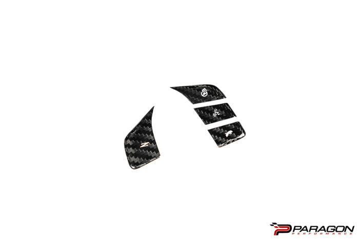 CCS C8 Corvette Steering Wheel Button Covers - Heated