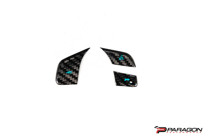 CCS C8 Corvette Steering Wheel Button Covers 1LT Only - NON HEATED