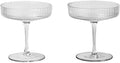 Coupes à Champagne Ferm Living - Ripple (set of 2)