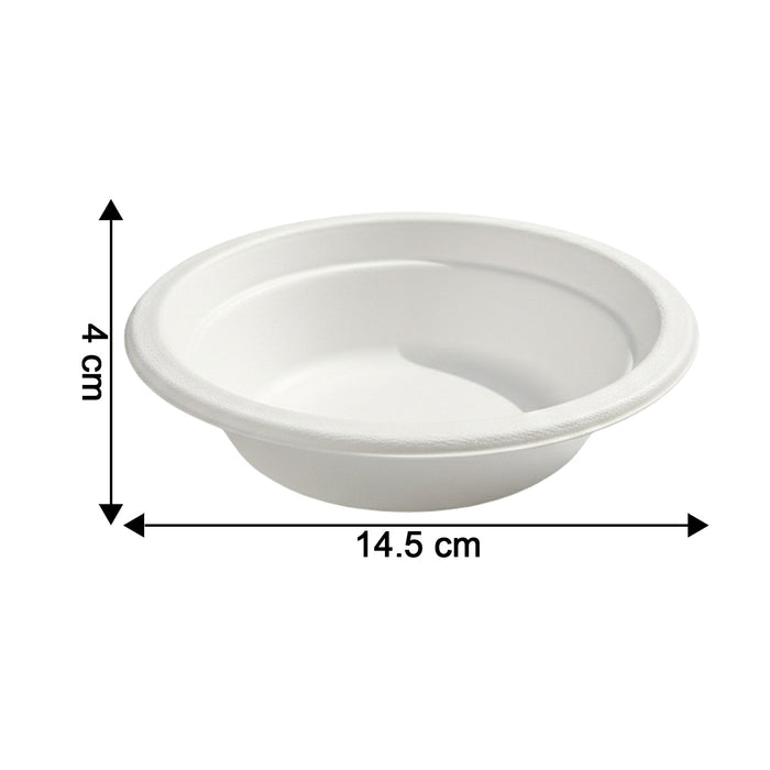 Variety of foods served in Vegnar disposable bowls