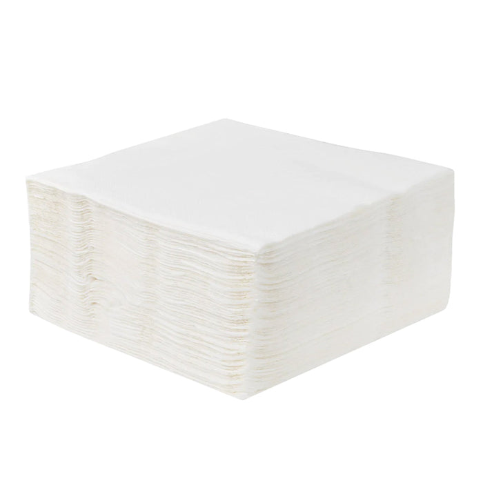 Smooth finish disposable paper napkins suitable for food handling.