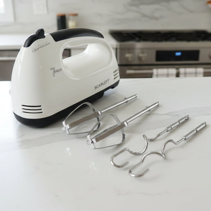 Electric whisk attachment for the hand mixer in kitchen use