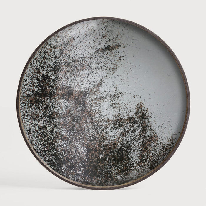 Ethnicraft plateau miroir vieilli, rond