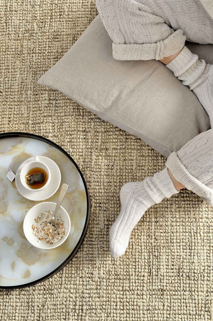 Ethnicraft Plateau en Verre Organique – Rond