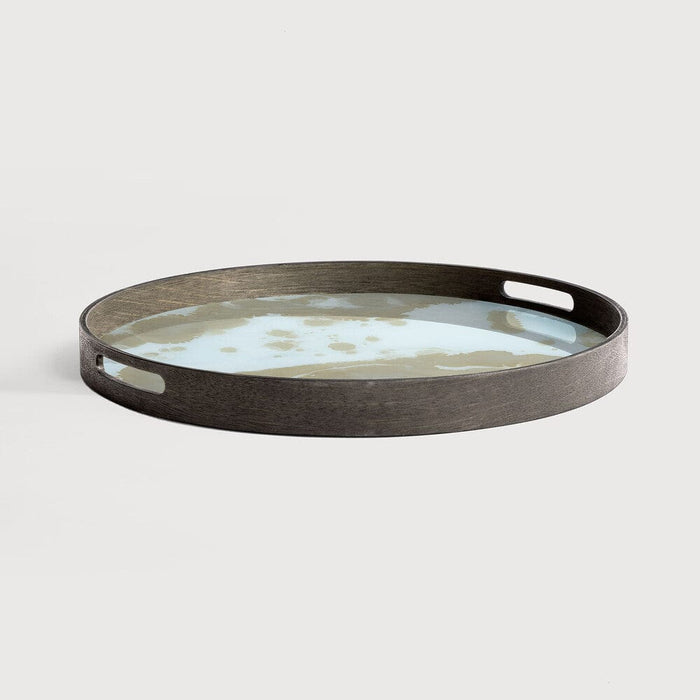 Ethnicraft Plateau en Verre Organique – Rond