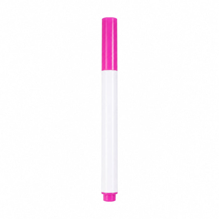 Close-up of fine tip of assorted colour marker pen for precision work.