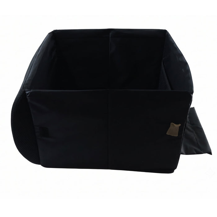 Collapsible car console box for tidy vehicle interiors