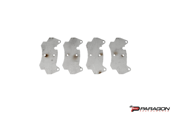 GiroDisc C8 Corvette Z51 Titanium Brake Pad Shields -  Front