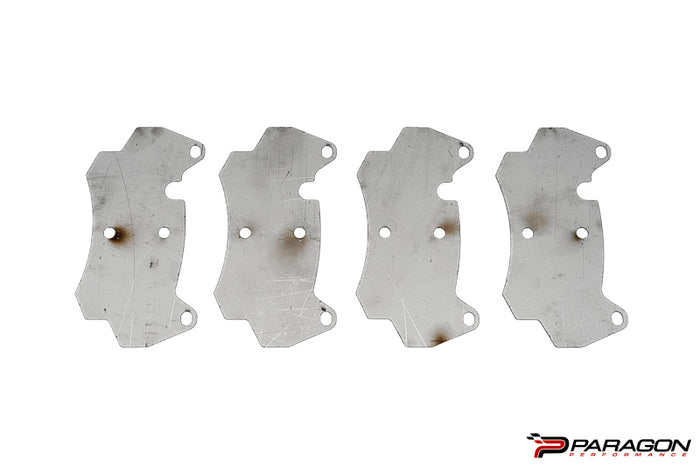GiroDisc C8 Corvette Z51 Titanium Brake Pad Shields -  Rear