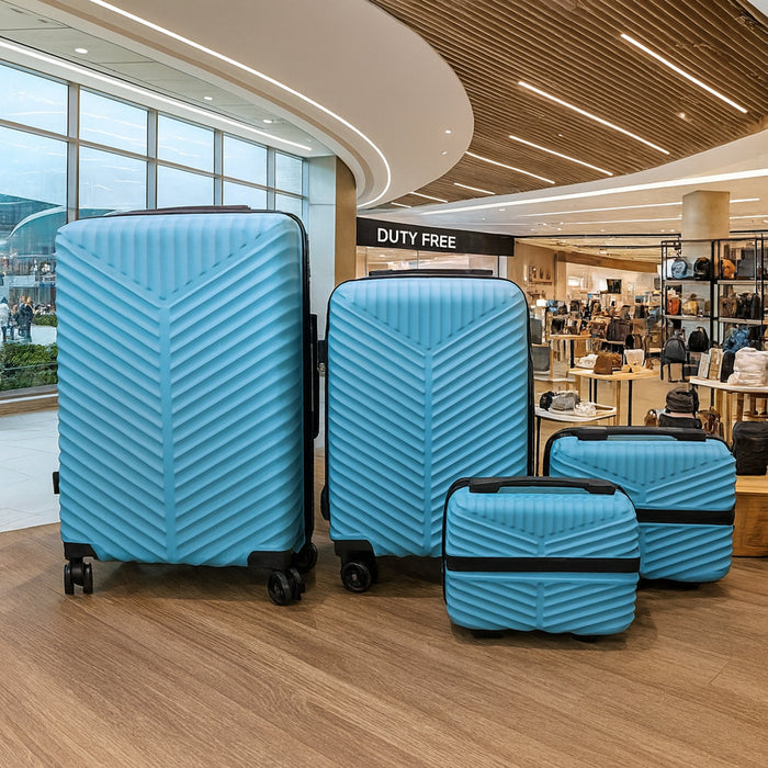 Open suitcase showing spacious interior compartments