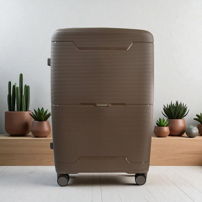 Cabin size hard-sided trolley bag with telescopic handle