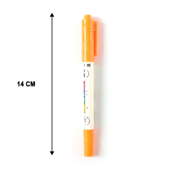 student study highlighter pens set in vibrant shades