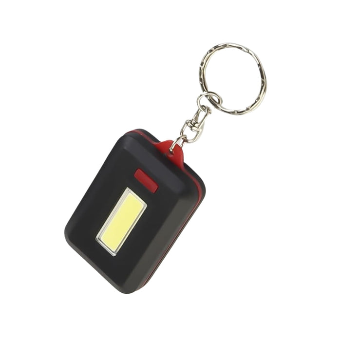 Glow loop feature glowing on LED keychain light