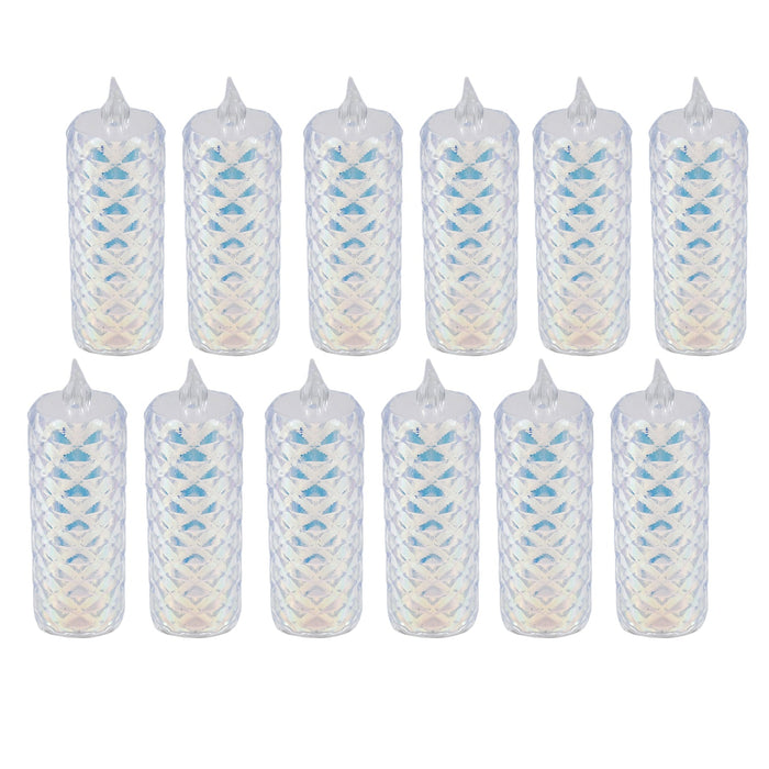 Safe and realistic LED flameless candles in a cozy setting.