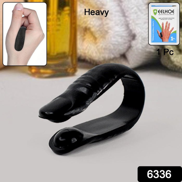 Close-up of LI4 Acupressure Point Clip applying gentle pressure
