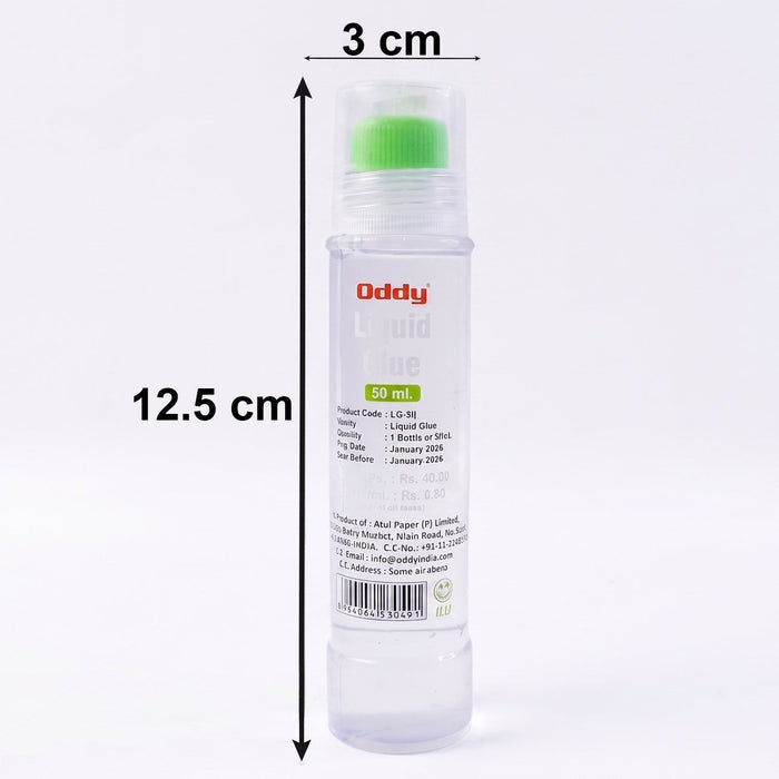 Transparent liquid glue pen for clean application work