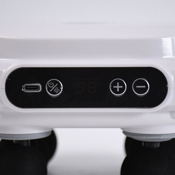 Powerful percussion massage gun designed to target sore muscle knots and tension