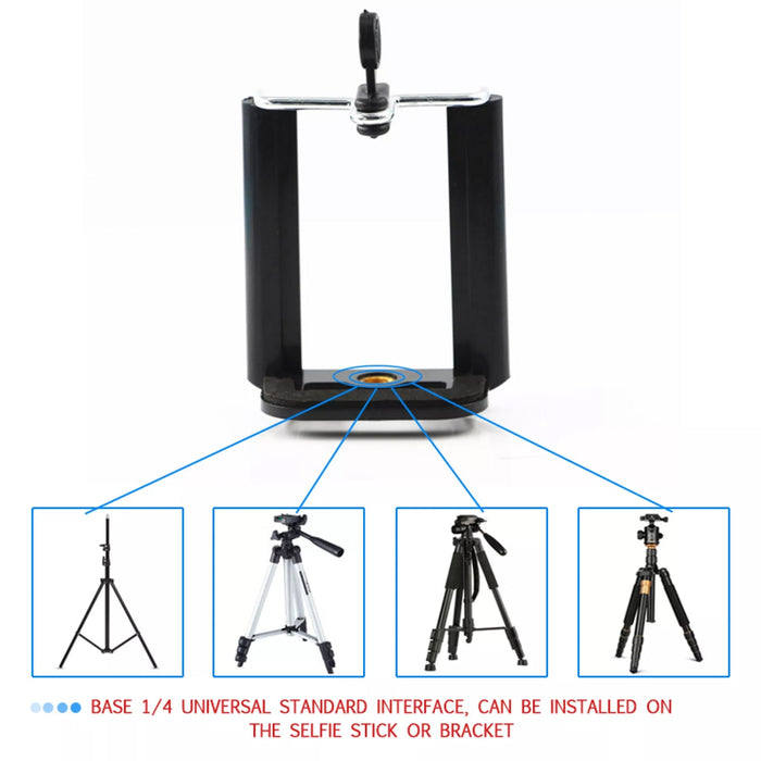 Versatile mobile holder attachment providing a secure fit for your smartphone.