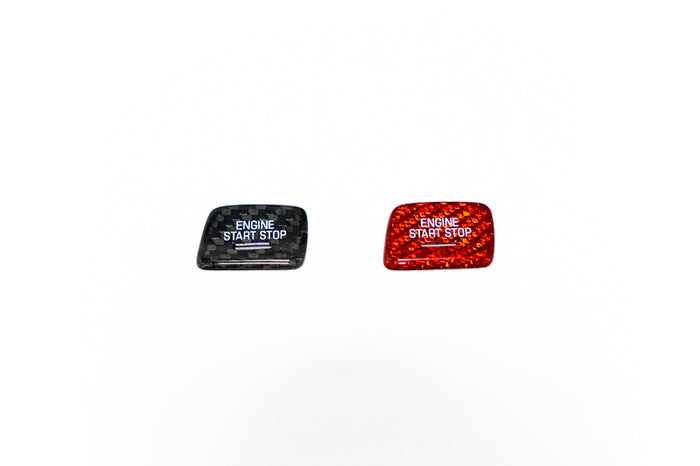 Paragon C7 Corvette Engine Start / Stop Button Overlay - Carbon Fiber