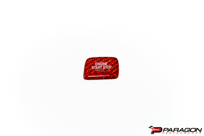 Paragon C7 Corvette Engine Start / Stop Button Overlay - Carbon Fiber