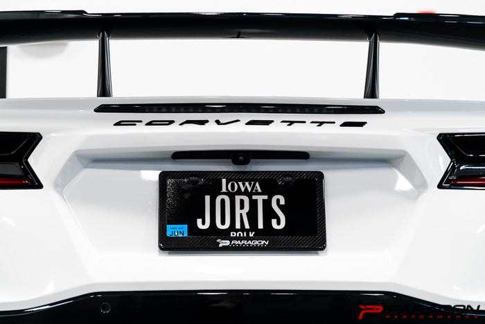 Paragon Performance Carbon Fiber License Plate Frame