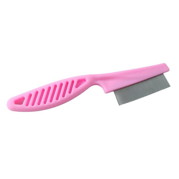 Pet hair removal comb with teeth for shedding