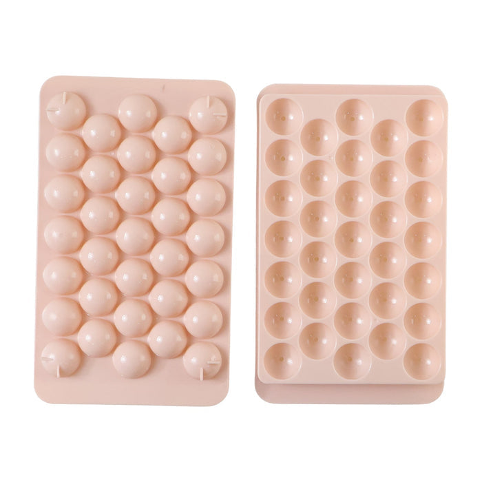 Round ice cube tray with lid