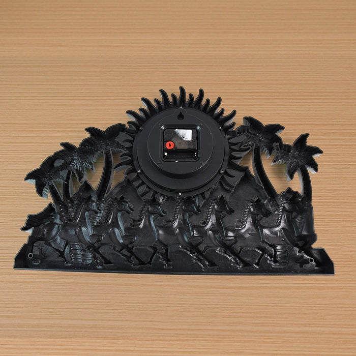 Detailed close-up of premium plastic wall clock design