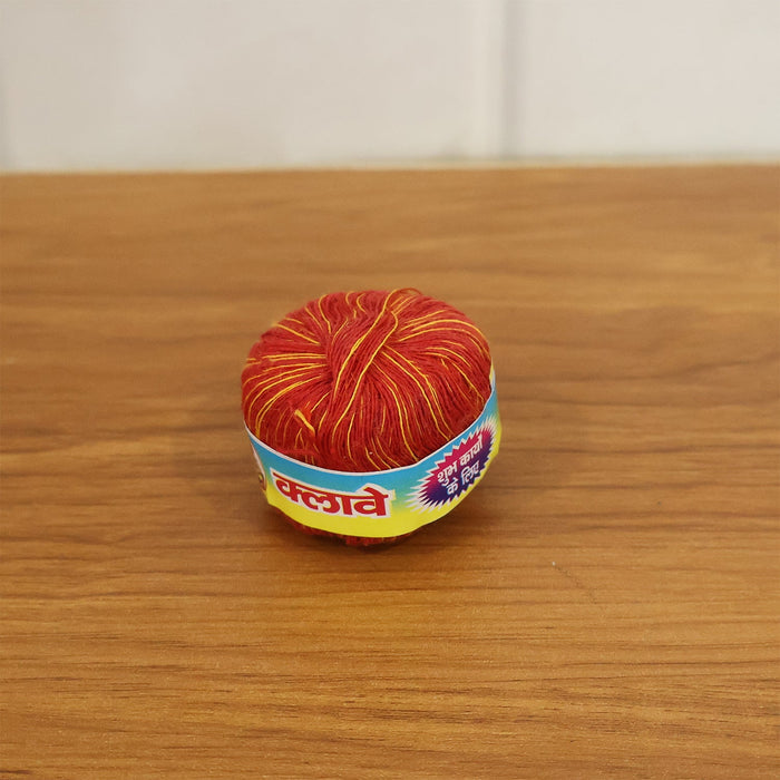 Traditional cotton moli used in Hindu worship practices