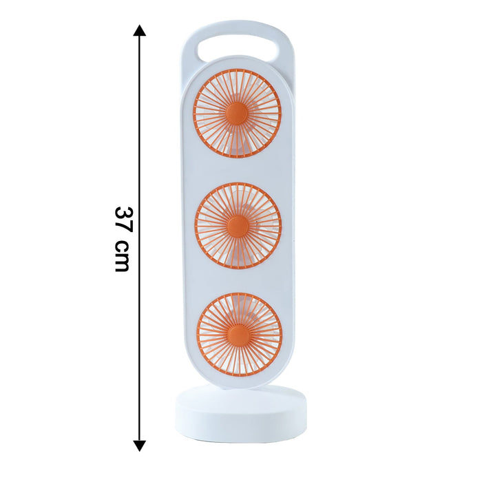 Compact, lightweight USB table fan