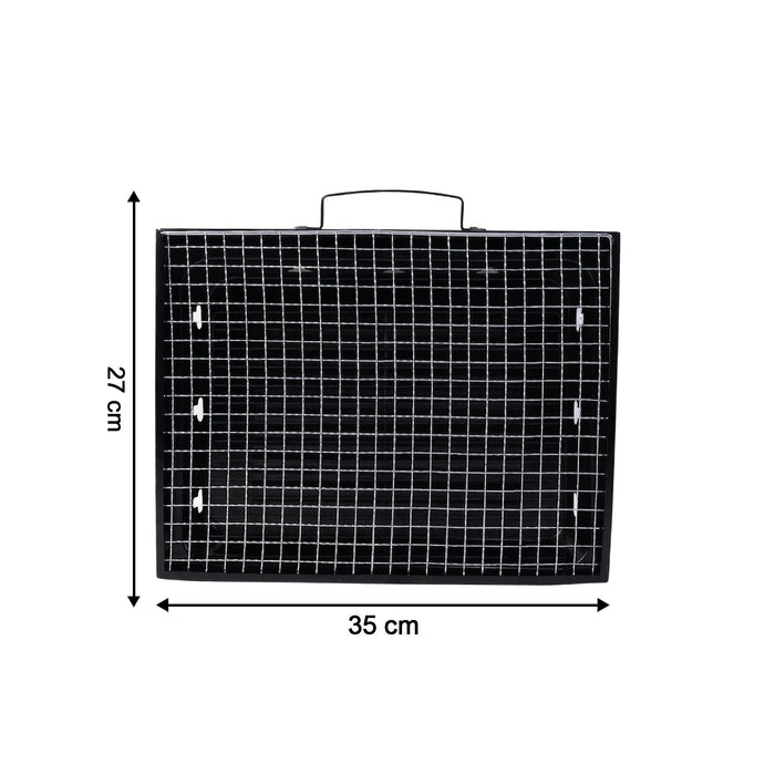 Stainless steel mesh BBQ grill suitable for outdoor use