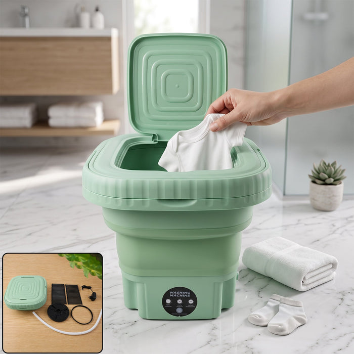 Portable Washing Machine – Mini Folding Washer for Delicates |