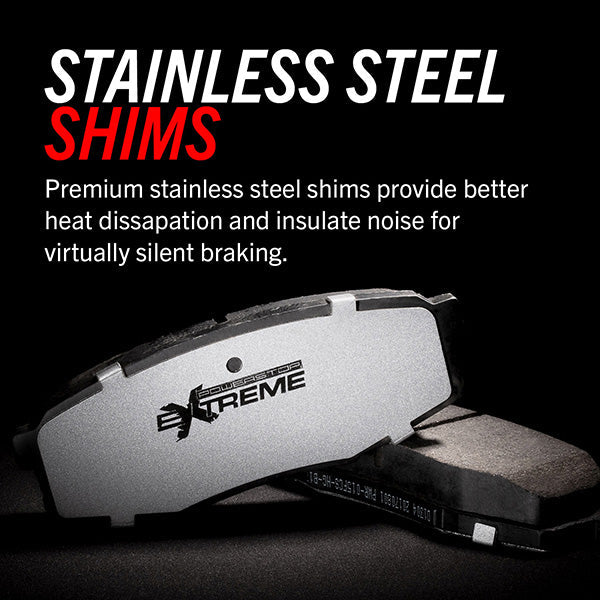PowerStop Z26 Extreme Street Performance C8 Corvette Z51 Front Brake Pads