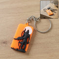 Lord Ram design keychain with raised artwork for spiritual carrying