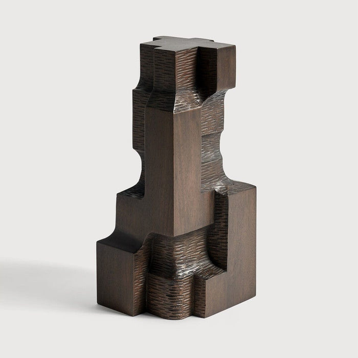 Sculpture Ethnicraft - Block Organic Espresso
